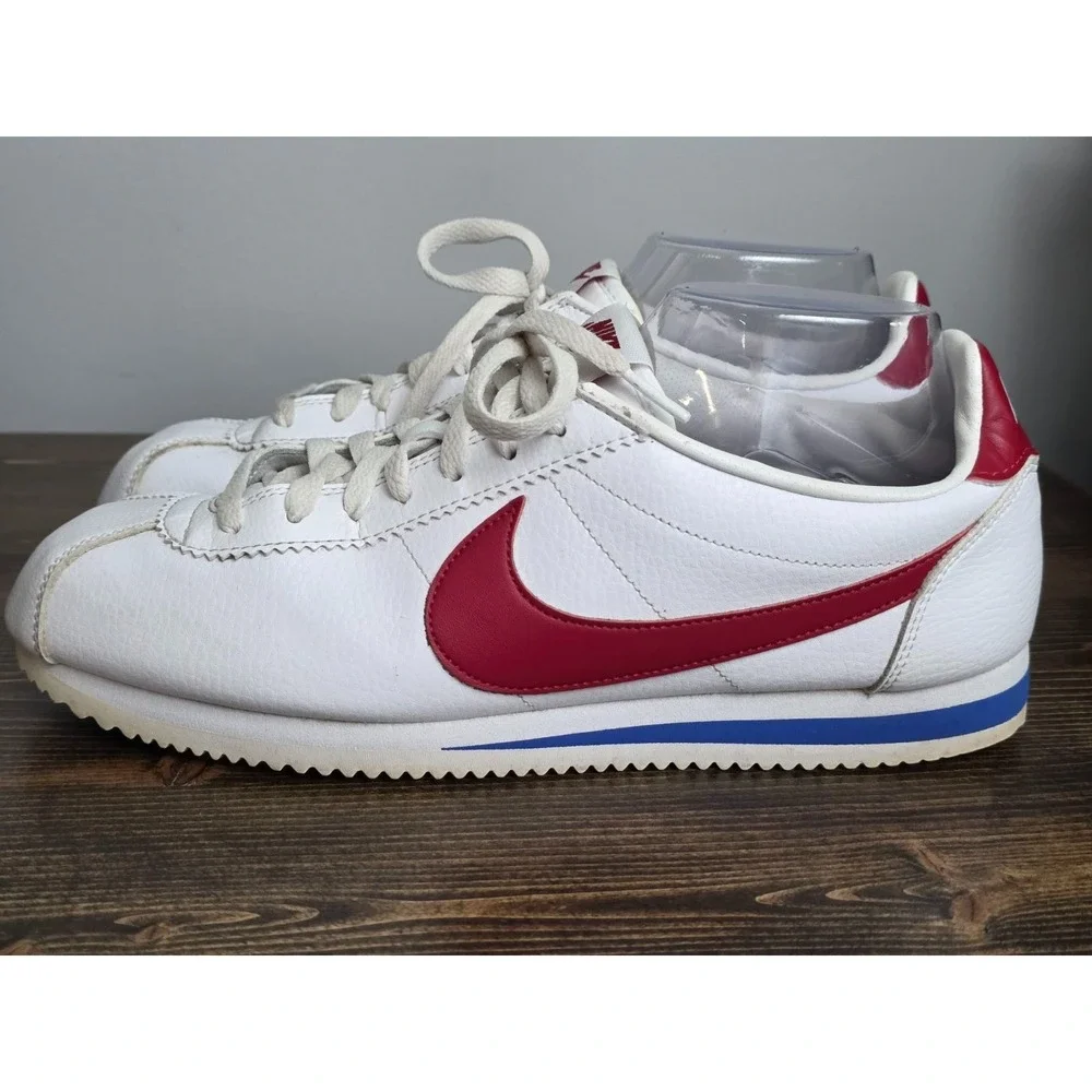 Nike Cortez Forrest Gump Men's‎ Shoes Size 11 White Red Sneakers 749571-154